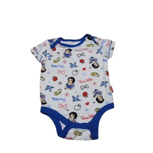 Disney Snow White Princess Onesie Size Newborn - Picture 1 of 11